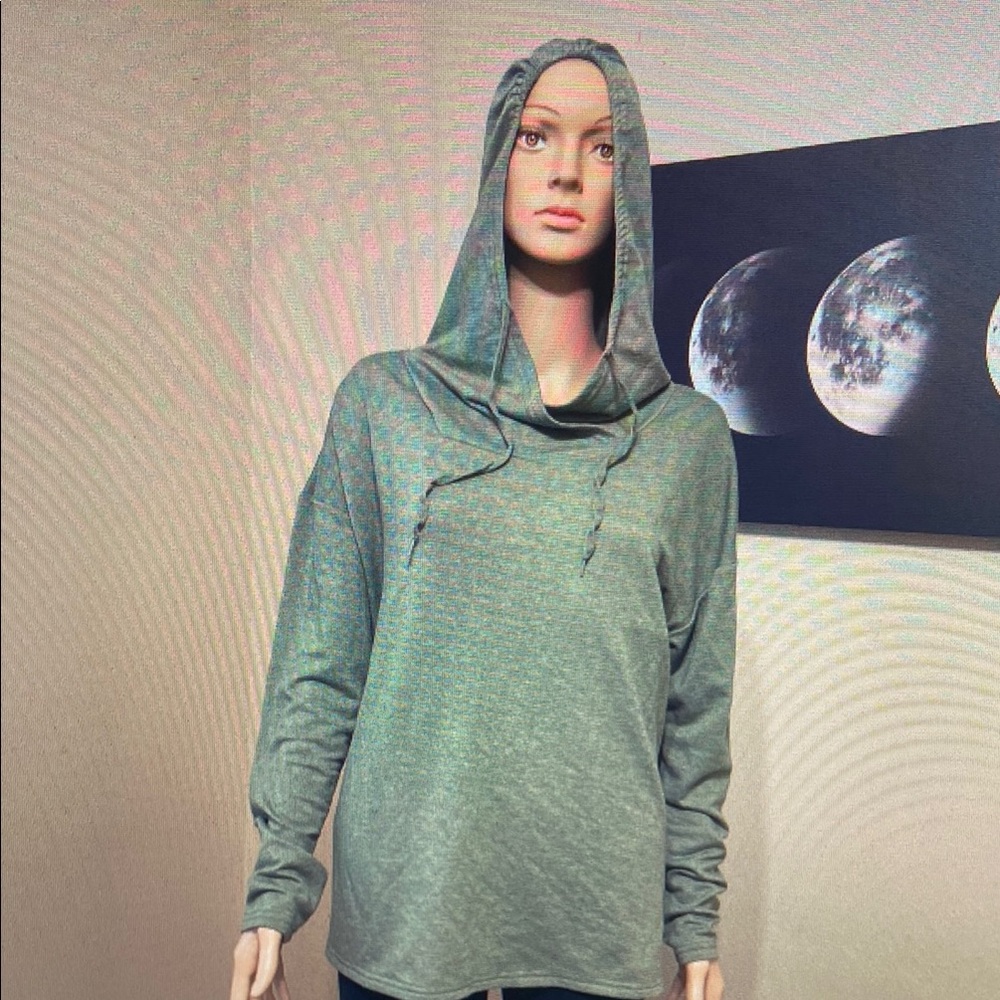 Dress Barn Women's Heather Gray Hoodie